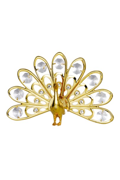 24K GOLD PLATED PEACOCK 24K GOLD PLATED PEACOCK